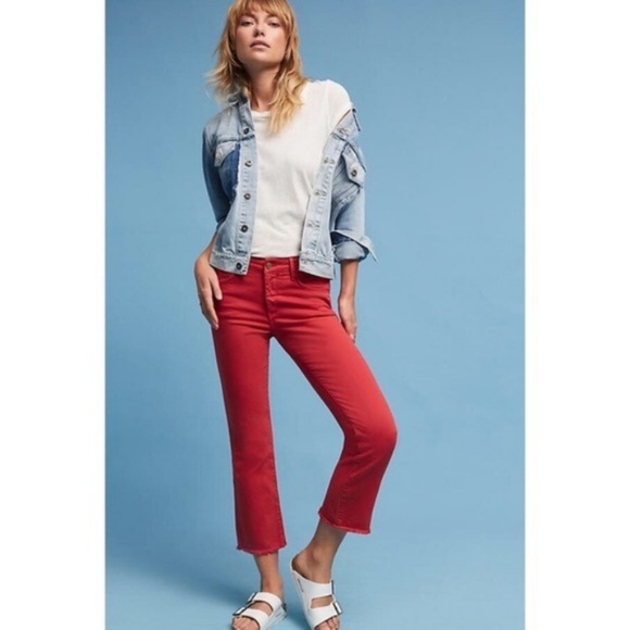 Anthropologie Denim - Anthropologie | Pilcro Script Cropped Flares sz 26